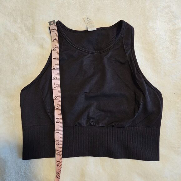 Lululemon LightLift Sports Bra High Neck Full Coverage Black Size 8 - Picture 4 of 6